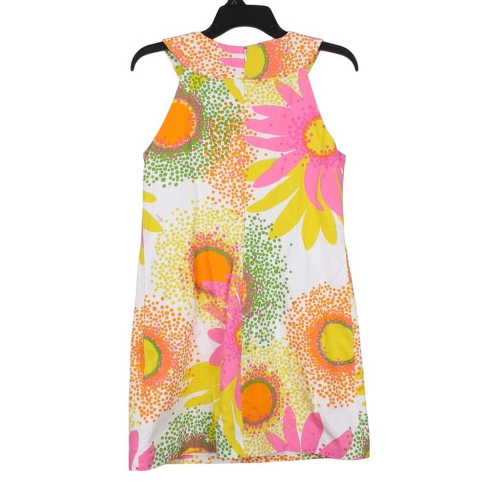Milly of New York Vintage 1970s Floral Cotton Dress - Picture 5 of 7